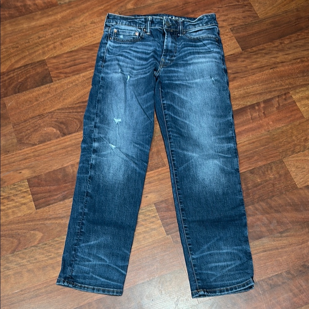 American Eagle Outfitters Blue Straight Jeans Classic Fit